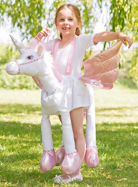 Disfraz de jinete unicornio divertido para niño