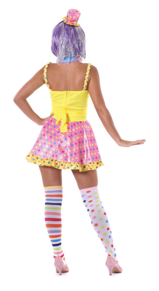 Candy clown costume for women
