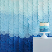 Vorschau: Heavenly Blue Eco Vorhang 2m x 2m