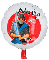 Ballon aluminium Ninja Power rond 45cm