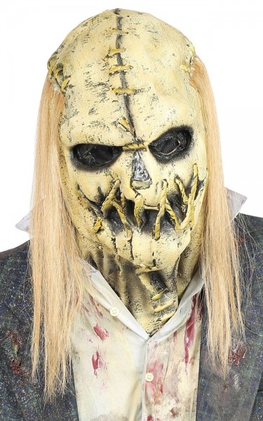 Horror scarecrow full head mask 2