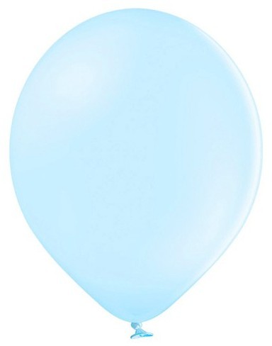 10 Partystar Luftballons babyblau 30cm