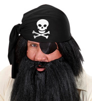 Bandana da berretto da pirata nera