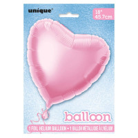 Widok: Balon Heart True Love różowy