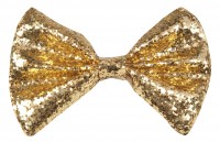 Preview: Golden glitter bow tie