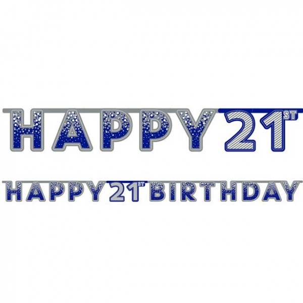 Majestätisk 21:a födelsedagsgirland