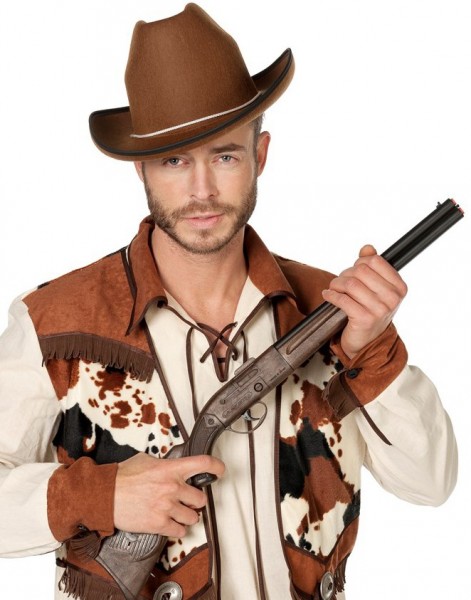 Klassischer Cowboyhut Dallas Braun