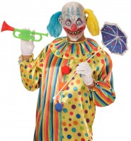 Vorschau: Psycho Clown Leo Mit Haaren Maske