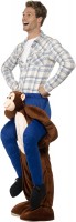 Oversigt: Chimpansee piggyback mænds kostume