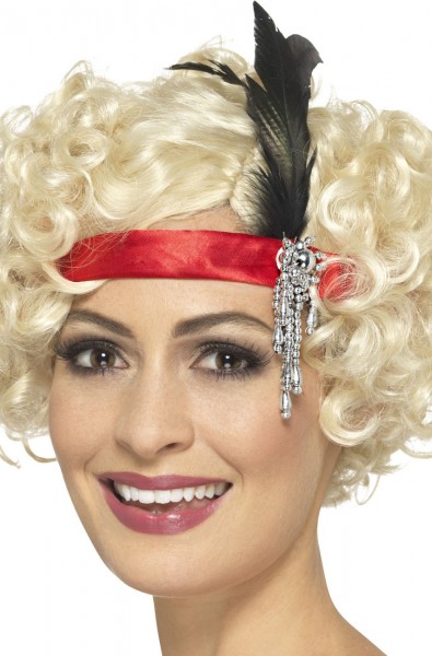 Red Charleston Flapper Headband