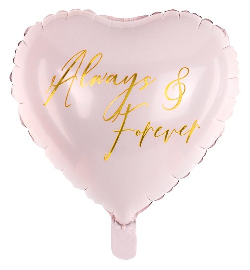Ballon aluminium de mariage Always & Forever 35cm