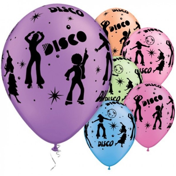 25 Disco Boom Luftballons 28cm