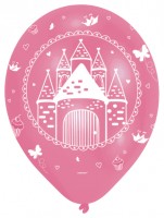 Aperçu: 6 ballons princesse château de conte de fées