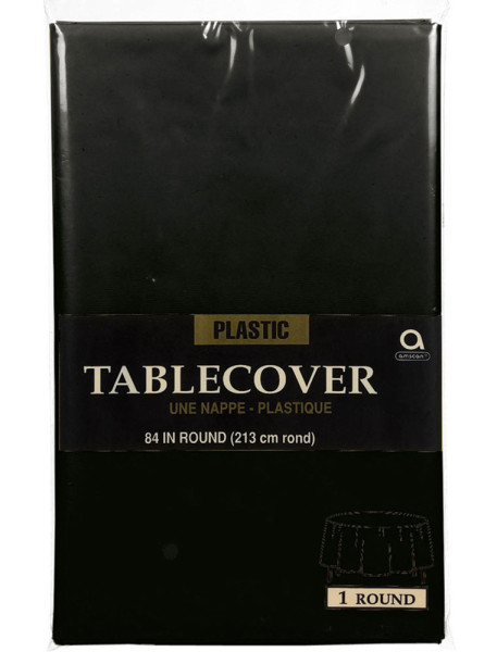 Kunststoff Tischdecke Juna schwarz 2,1m 2