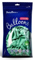 Vorschau: 50 Partystar metallic Ballons mint 30cm