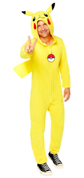 Pokemon Pikachu-kostuum voor volwassenen
