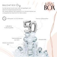 Vorschau: Balloha Geschenkbox DIY Silver Celebration - 50 XL