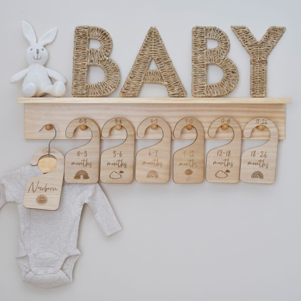 7 Natural Baby Hanger Hangers