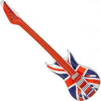 Oppustelig Union Jack guitar
