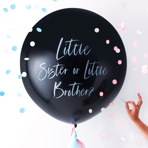 Newborn Star Brother or Sister Latexballon 60cm 3