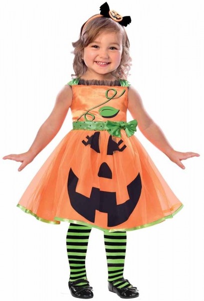 Mini Pumpkin Girl Child Costume