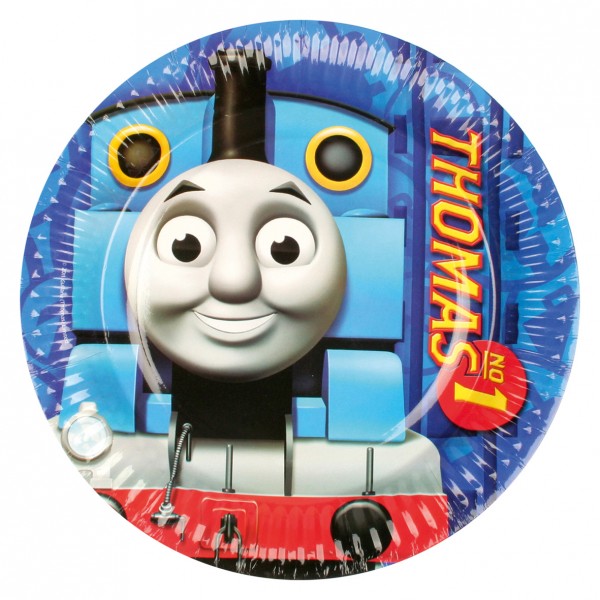 8 piatti Thomas il trenino 18cm