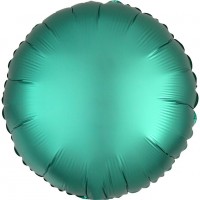 Glänsande grön folieballong 43cm