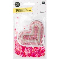 Preview: Fuse beads set heart 16.5x9.5cm