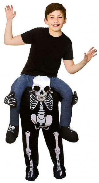 Bone hunter kids piggyback costume