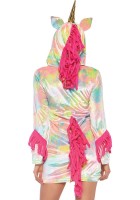 Vista previa: Vestido de unicornio arcoíris para mujer