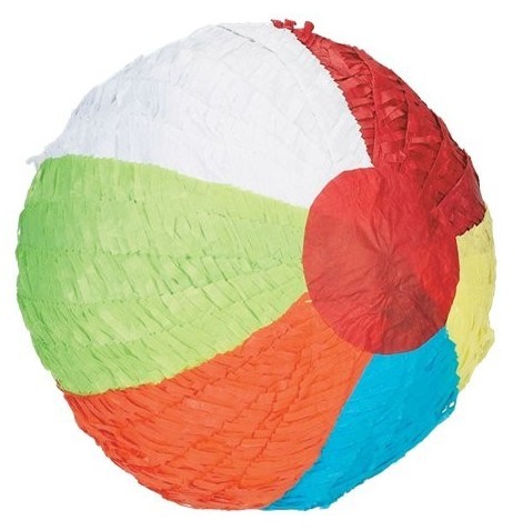 Pinata ballon de plage 28cm