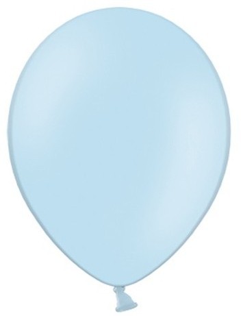 100 feststjerner balloner pastell blå 27cm