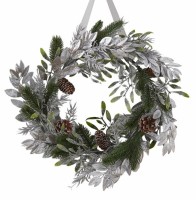 Merry and Bright Christmas wreath 40cm