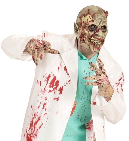 Maschera zombi dissezionata Allessandro Beige 2