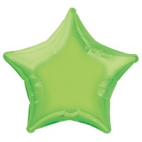 Oversigt: Folieballon Rising Star grøn