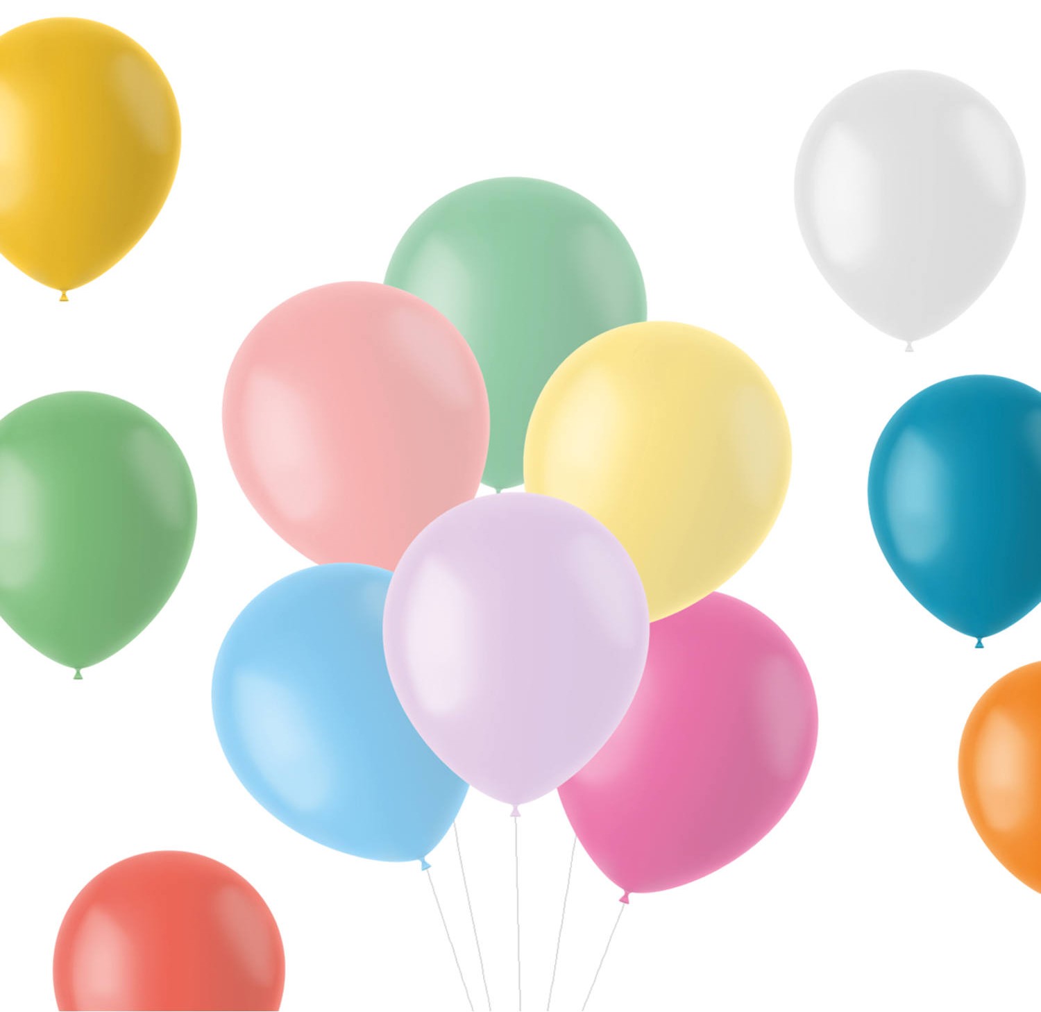 50 colorful party balloon mix 33cm | Party365.com