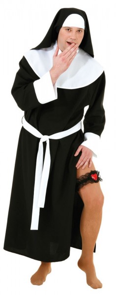 Disfraz de Stefanie de enfermera del convento para hombre
