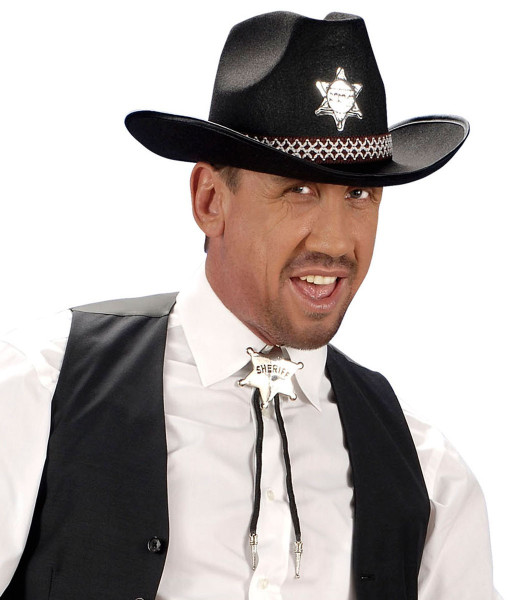 Cravate étoile shérif pour costume de cow-boy