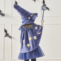 Anteprima: Tutù magico delle stelle per bambina blu deluxe