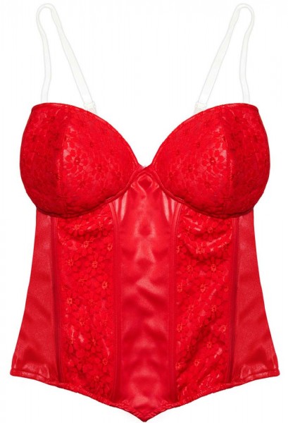 Red Harleen Corset With Lace 2