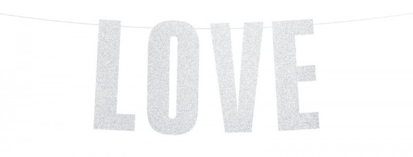 Ghirlanda di lettere d'amore fai-da-te 55 x 21 cm 2