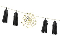 Preview: Bee Scary cobweb garland 1.75mx 14cm