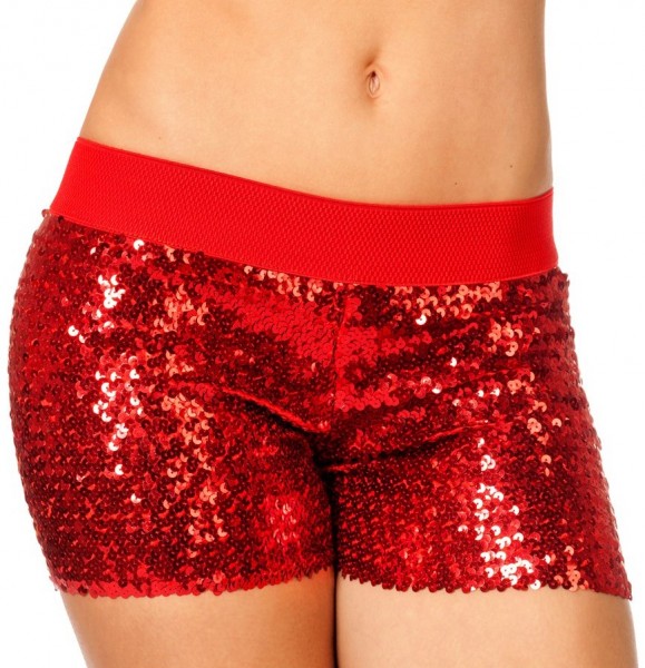 Rode Palana Party Sequin Hotpants