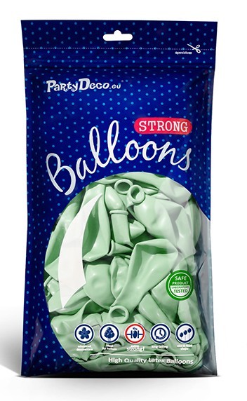 100 palloncini Partylover menta 30 cm 4