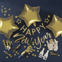 Vorschau: Happy New Year Partypaket 17-teilig