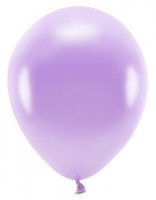 Aperçu: 100 ballons éco métalliques lilas 30cm