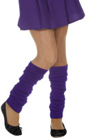 Calentadores de piernas violeta