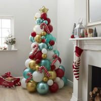 Home for Christmas Luftballon Tannenbaum