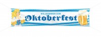 Banderín Oktoberfest Bier Liesl 1,8m x 40cm