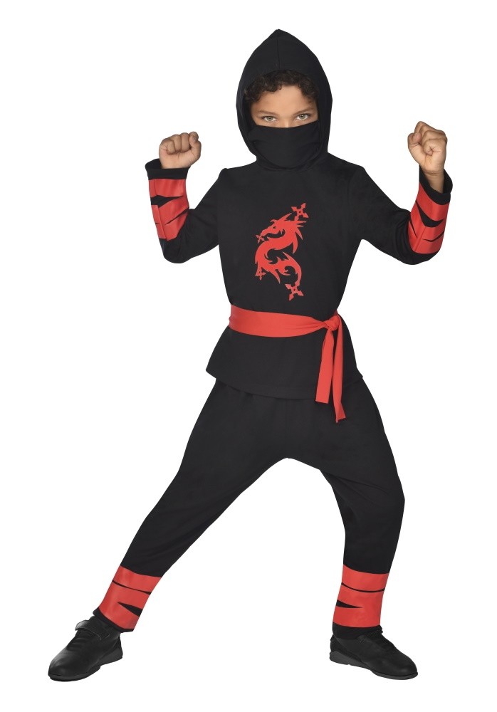 Morph Déguisement Ninja Enfant, Deguisement Enfant Ninja Noir